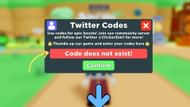 Clicker Simulator invalid code issue (Image via Roblox || Sportskeeda)
